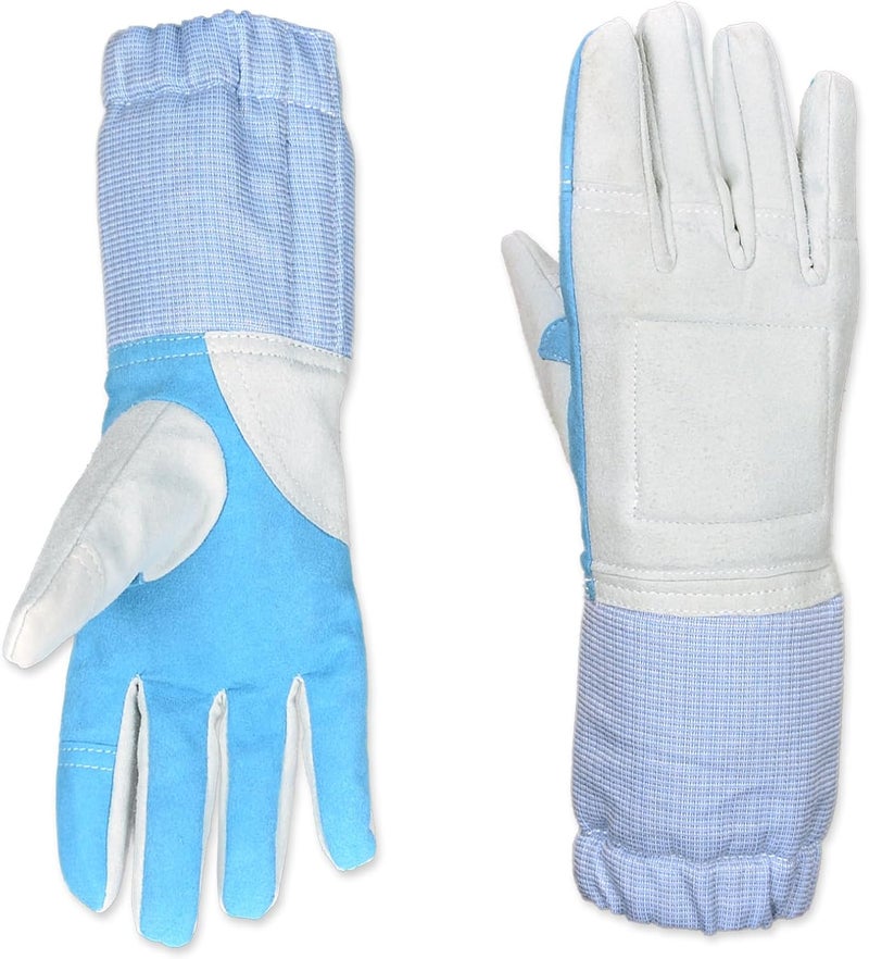 FEFOSAEP Fencing Gloves - Leather Fencing Glove for Sabre - Washable Electric Saber Glove Lightweight Cuff - Image 1